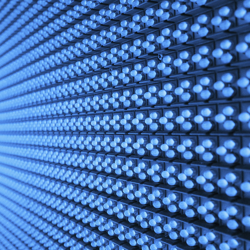 Ensuring accurate and traceable standards for measurement of SSL products Image showing a Digital LED screen background