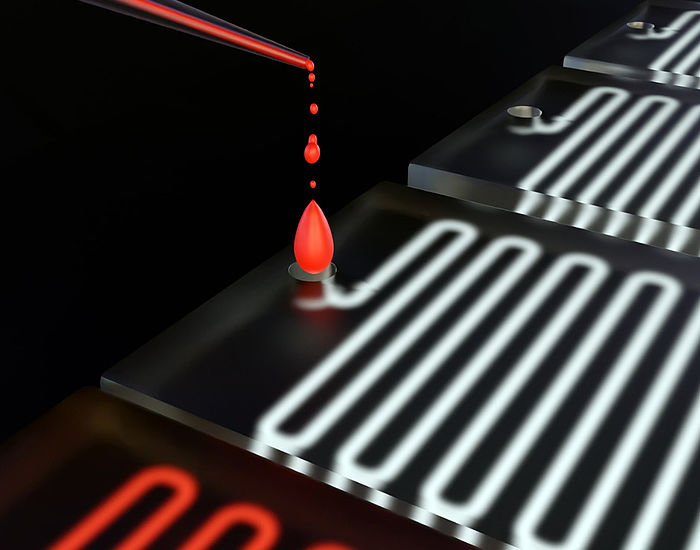 Image showing microfluidic chip