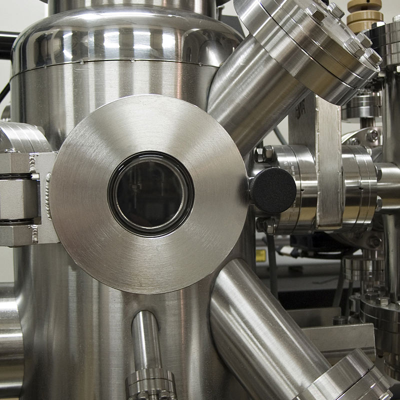 Image showing a close up of an industrial vacuum guage