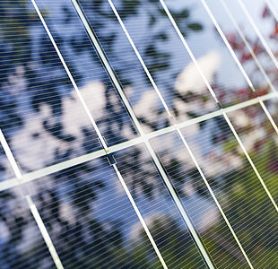 Photovoltaic Solar Panel Image showing a photovoltaic panel