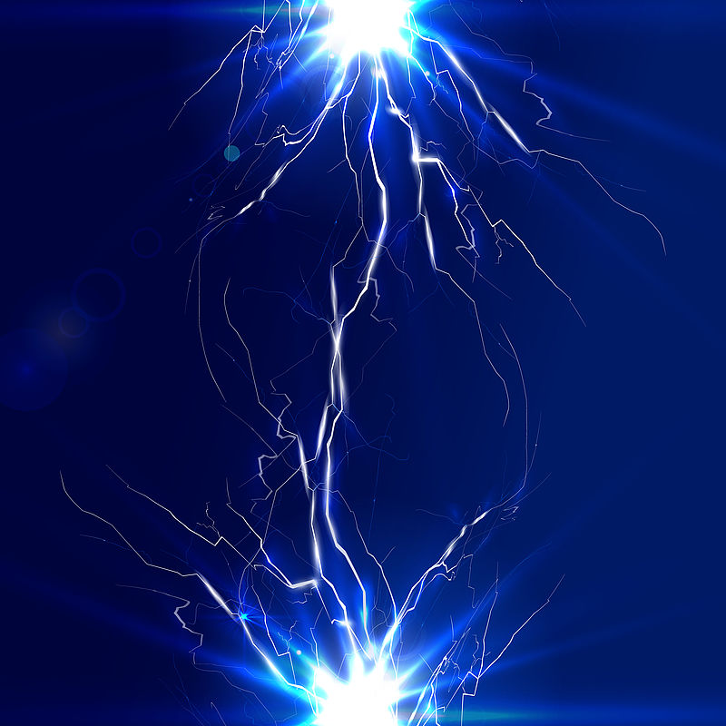 Developing single electron sources to realise the ampere Image showing a discharge of lightning