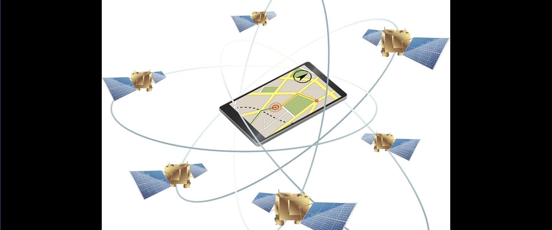 Using navigation on a smart phone Image showing a navigation map on a smartphone