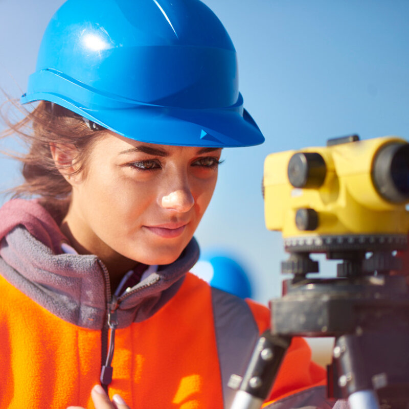Improving local tie measurements in Geodesy Image of a Windfarm construction site surveyor