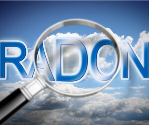 Image showing concept of radon danger
