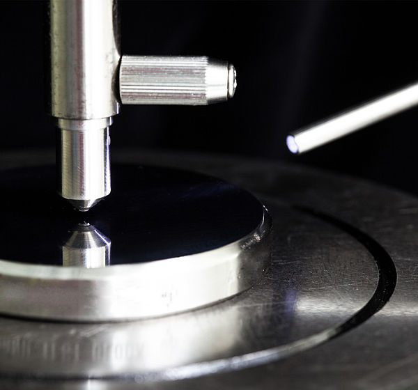 Image showing a Close-up of an indentation instrument