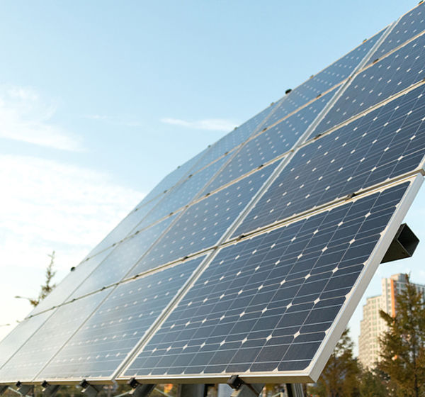 Image showing a large solar panel