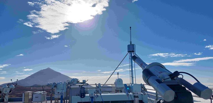 The BTS-Solar instrument at Izaña observatory, courtesy Gigahertz