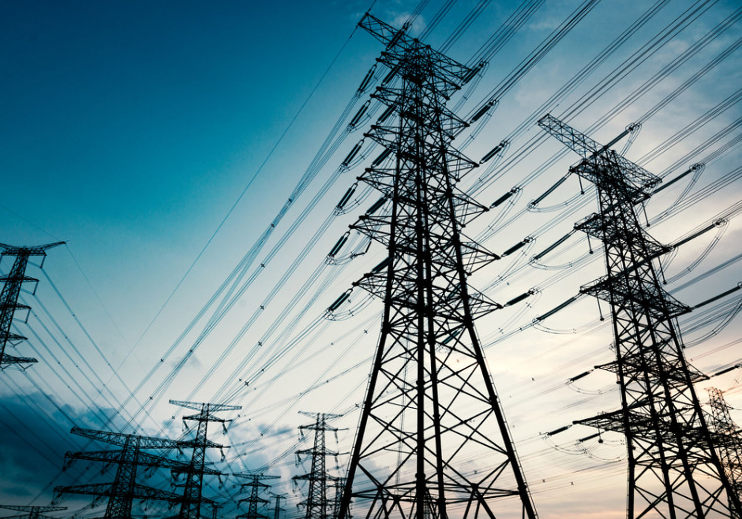 Image showing High voltage towers