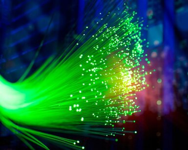 Image showing fibre optic network cable