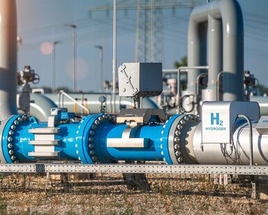 Image showing a renewable hydrogen pipeline