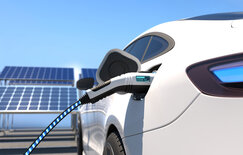 Image showing the charging of an electric car
