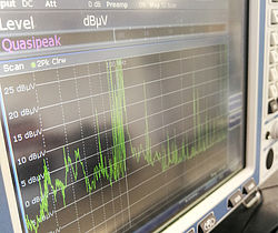 Image of Electromagnetic Compatibility measurements