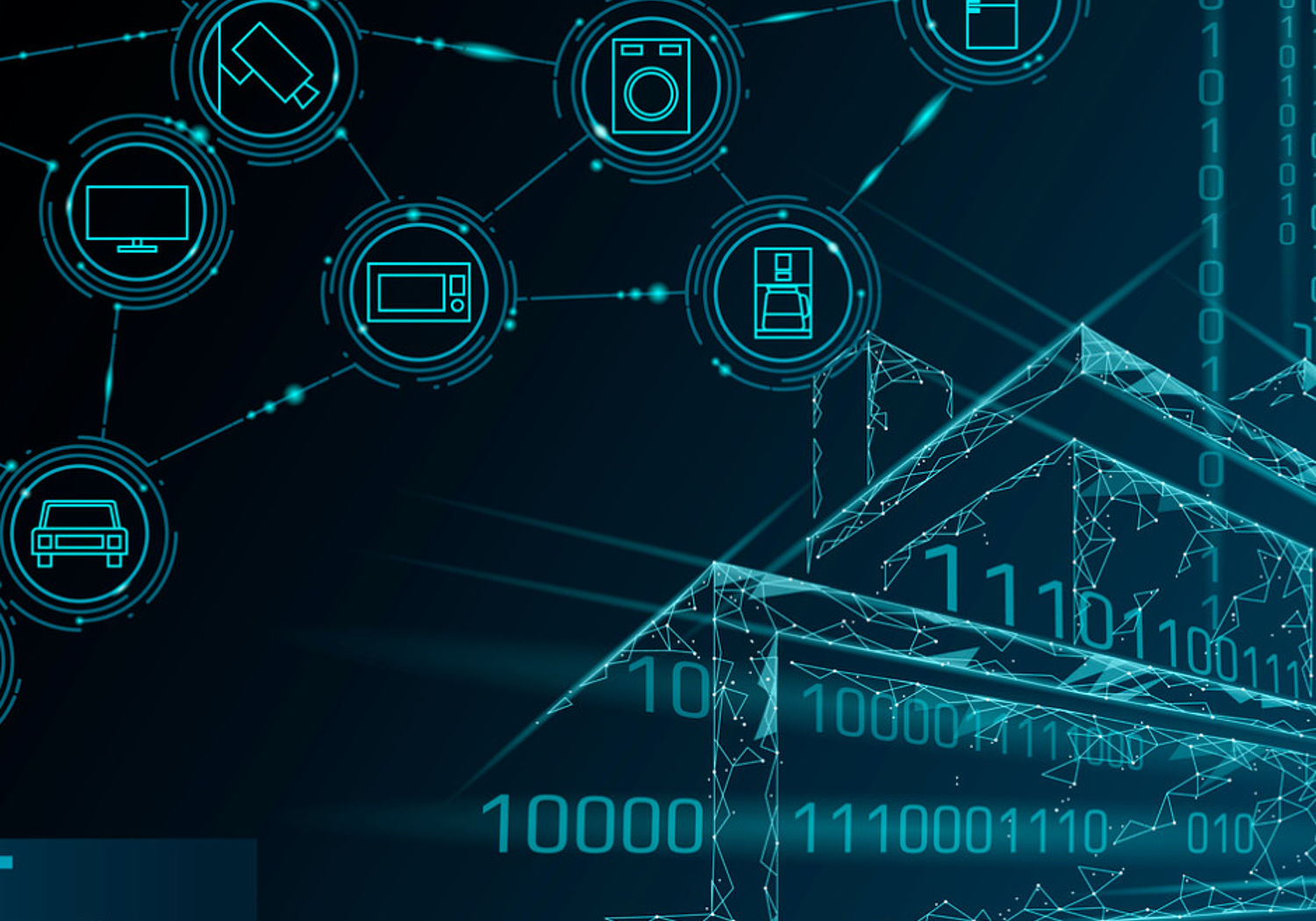 Image showing an Artist's concept of the internet of things